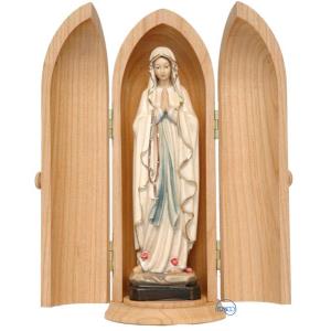 Our Lady of Lourdes in niche (size Our Lady)