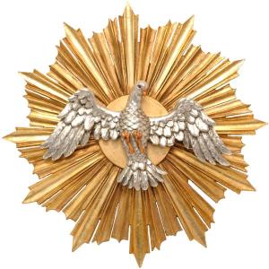 Colomba con raggiera