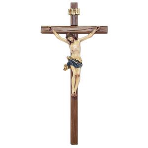 Crucifix - Christ's body with straight carved cross