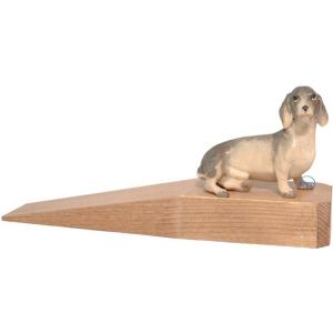 Door-stopper with dachshund