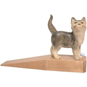 Door-stopper with cat standing