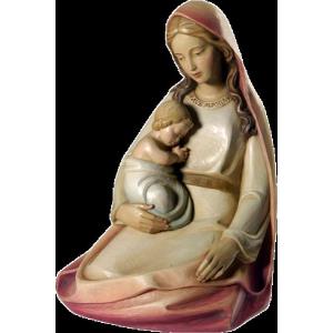 Madonna mit Kind sitzend