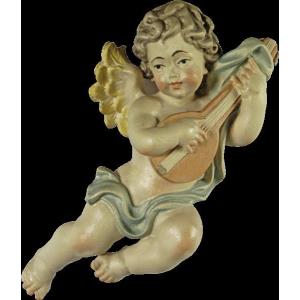 Engel barock, Querflöte und Laute