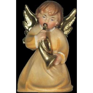 Christmas angel kneeling with bugle