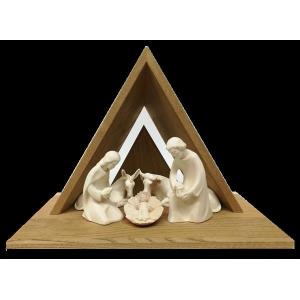 Stable for Nativity set -   3 figurines