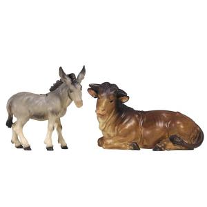 RA Bue sdraiato e asino