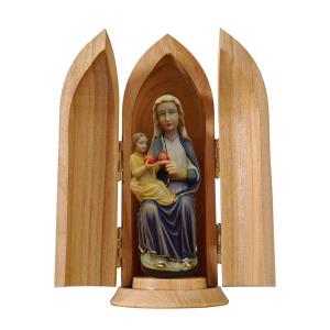 Our Lady of Mariazell sitting in niche