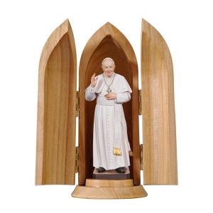 Pope Francis II in niche