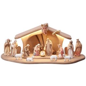 AD Nativity set 19 pcs-Stable Luce with Led