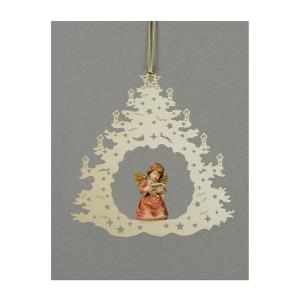 Christmas tree-Bell angel with notes