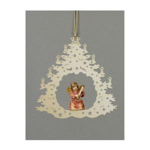 Christmas tree-Bell angel with guitar