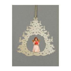 Christmas tree-Bell ang.stand.with heart