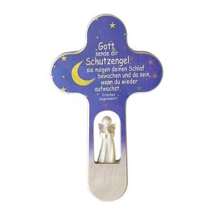 Kinderkreuz bemalt mit Engel