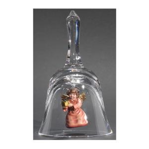 Crystal bell with Bell angel parcel
