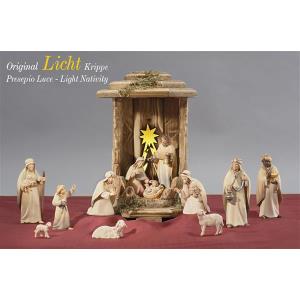 LI Lanternset Cometstar+13 Light nativity figurines+light and transformer