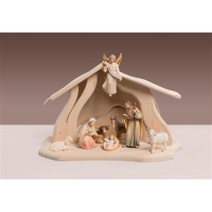 Familystable Holy Night + 8 figurines Light Nativity