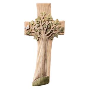 Kreuz Lebensbaum mit Vogel