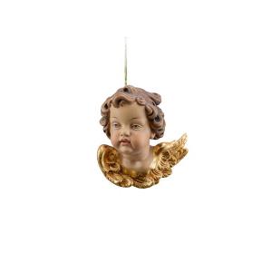 Cherub left with gold thread