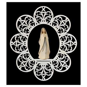 Ornament with Madonna Lourdes modern