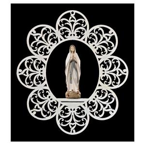 Ornament mit Madonna Lourdes stilisiert
