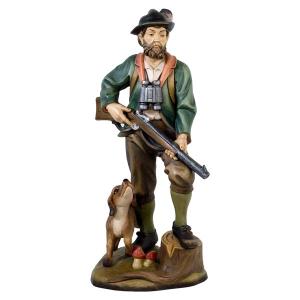 Cacciatore vecchio con cane