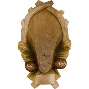 Trophy Plaque chamois big lime-wood B