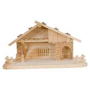 Carved Nativity Set Stable