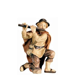 A-Hirt kniend mit Flöte