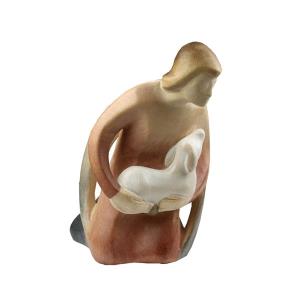 Leonardo pastore inginocchiato