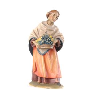 Contadina con frutta