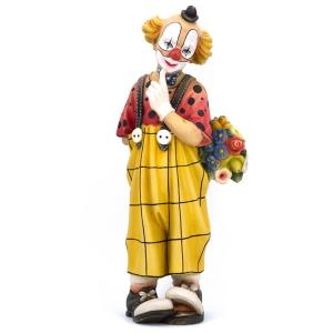 Clown con fiori