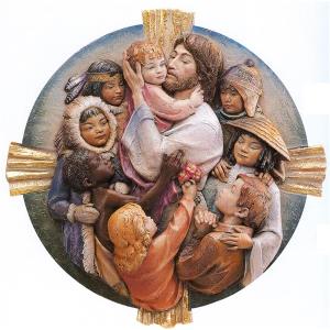 Christ with Children of the World