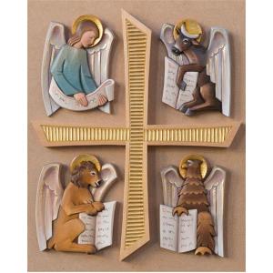 Simbols 4 evangelists with cross 20x15 x4