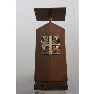 Leggio con simboli dei 4 Evangelisti