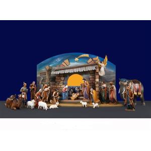Presepe grande senza statue 240x150x100 300x190x130