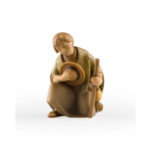 Kneeling shepherd with hat