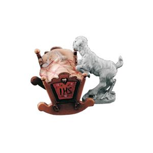 Gesu' Bambino con culla