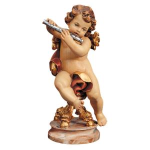 Sitting angel with flute 14.17 inch