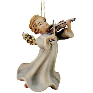 Angel with violin 2.4 inch (for hanging)
