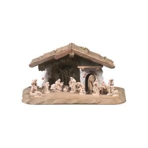 Serie presepio 13 pezzi con stalla