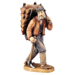 Taglialegna con gerla