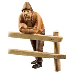 Uomo alla fienstra/siepe