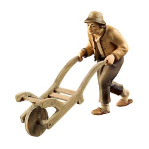 D.B.Bauer mit Sackkarre