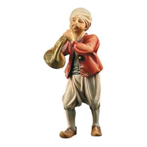 Musician with horn