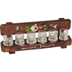 dram-holder bench 6 glasses