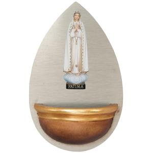 Holy Water Front with Our Lady of Fatimá wooden
