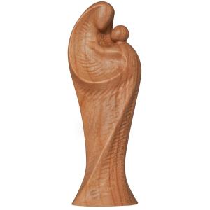 Meditaition Madonna with child in cherry wood