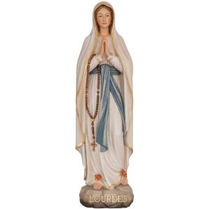 Statua della Madonna di Lourdes in legno