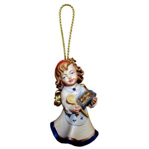 Angelo con biscotti natalizi