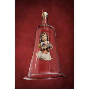 Glasglocke mit Engel Weihnachtskekse